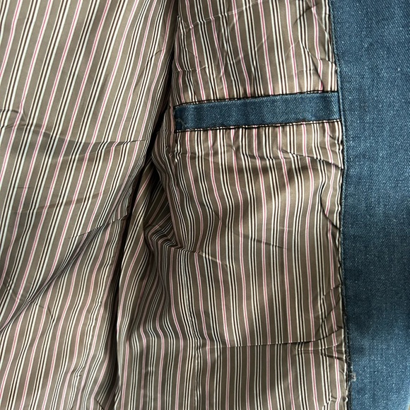 Men's Blue Denim Blazer - Picture 4 of 4